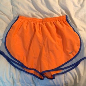 Neon Orange Nike Tempo Running Shorts